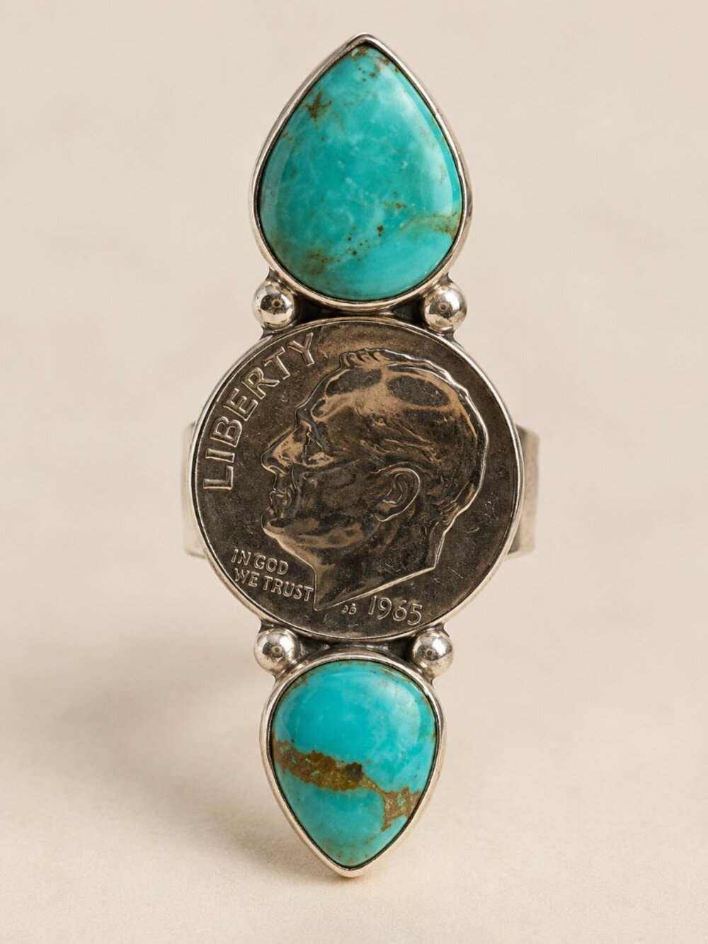 925 STERLING SILVER LIBERTY + KINGMAN RING